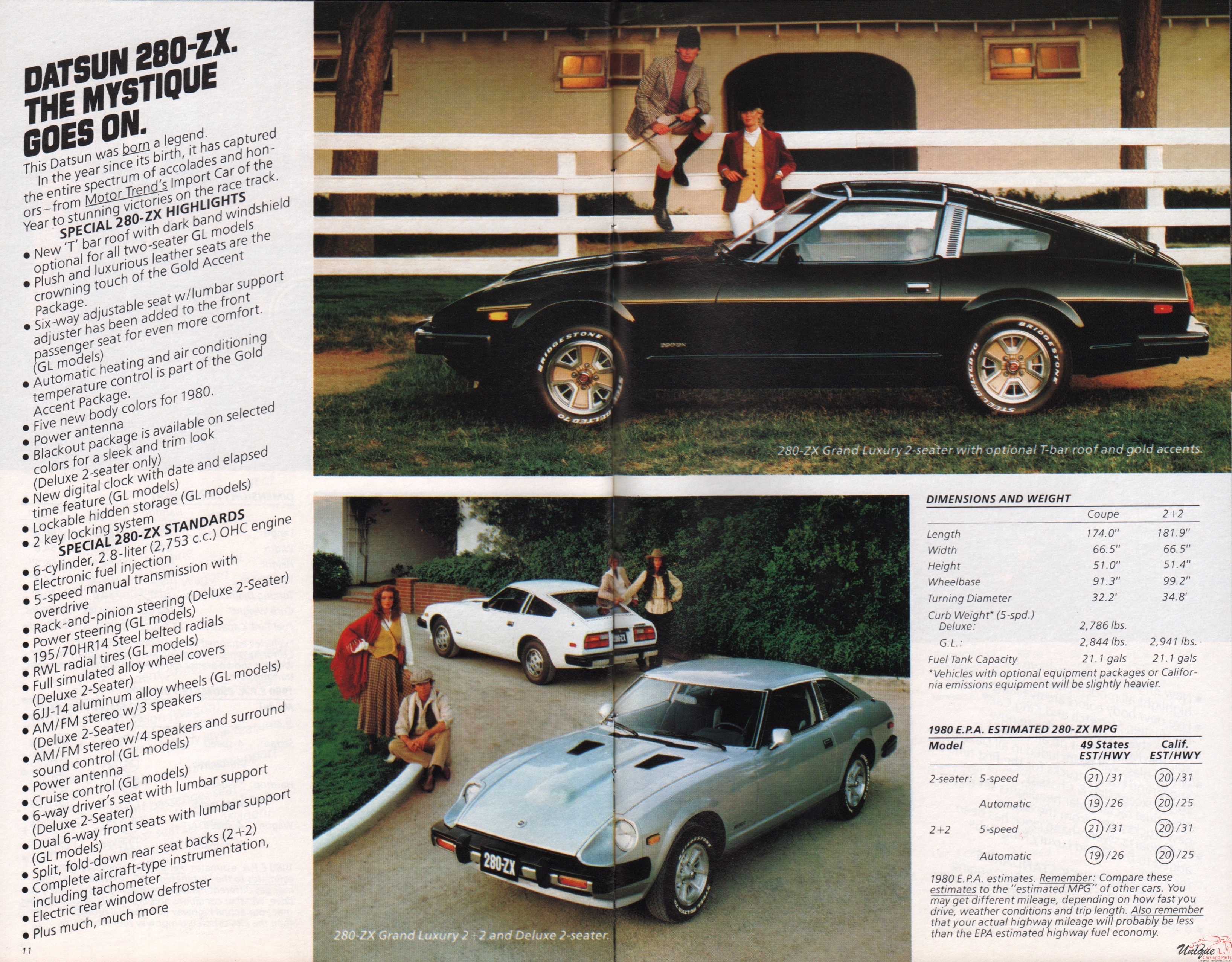 1980 Datsun Model Lineup Brochure Page 7